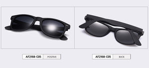 Fashion Sunglasses Men Polarized Sunglasses Men Driving Mirrors Coating Points Black Frame Eyewear Male Sun Glasses UV400