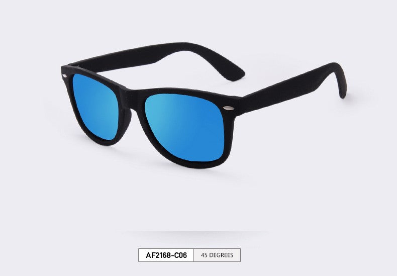 Fashion Sunglasses Men Polarized Sunglasses Men Driving Mirrors Coating Points Black Frame Eyewear Male Sun Glasses UV400