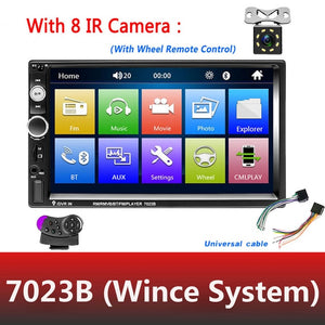 Universal 2 din Car Multimedia Player Autoradio 2din Stereo 7" Touch Screen Video MP5 Player Auto Radio Backup Camera