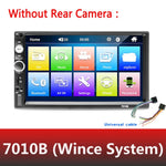 Universal 2 din Car Multimedia Player Autoradio 2din Stereo 7" Touch Screen Video MP5 Player Auto Radio Backup Camera