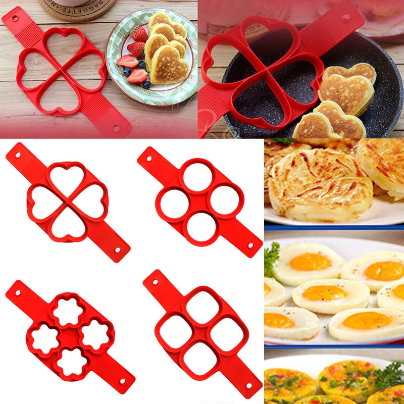 Pancake Maker Egg Ring Maker Nonstick Easy Fantastic Egg Omelette Kitchen Gadgets Cooking Tools Silicone