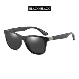 Hot Sale Polarized Sunglasses Men Women Classic Square Plastic Driving Sun Glasses Male Fashion Black Shades UV400