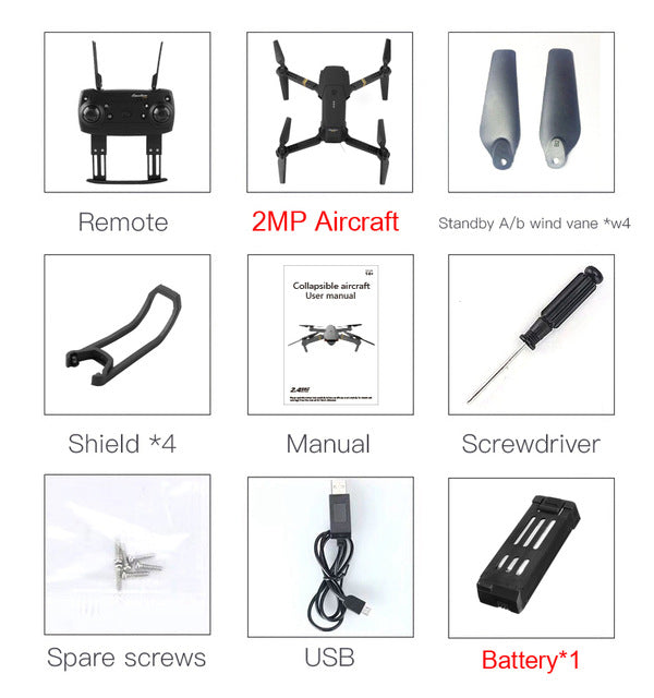 Drone Helicopter WIFI FPV With True 720P/1080P Wide Angle HD Camera High Hold Mode Foldable Arm RC Drone Quadcopter RTF VS S9HW M69