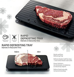 Fast Defrosting Tray Thaw Frozen Food Meat Fruit Quick Defrosting Plate Board Defrost Kitchen Gadget Tool