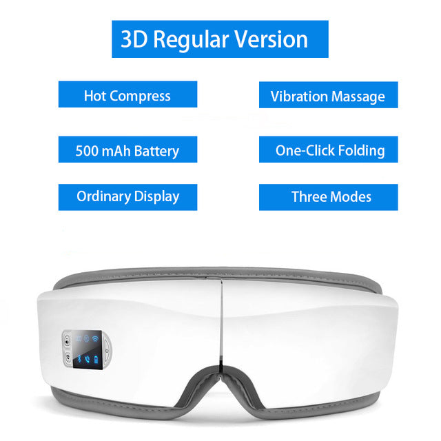 4D Smart Airbag Vibration Eye Massager Eye Care Instrument Hot Compres Smart Home & Travel Products 4D Smart Airbag Vibration Eye Massager Eye Care Instrument Hot Compres Smart Home & Travel Products