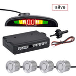 Car Auto Parktronic LED Parking Sensor with 4 Sensors Reverse Backup Car Parking Radar Monitor Detector System Display