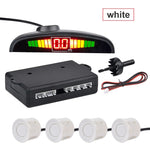 Car Auto Parktronic LED Parking Sensor with 4 Sensors Reverse Backup Car Parking Radar Monitor Detector System Display