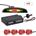 Car Auto Parktronic LED Parking Sensor with 4 Sensors Reverse Backup Car Parking Radar Monitor Detector System Display