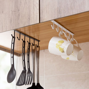 Free of punch Storage Shelf  Hanging Cap Paper Shelves Kitchen Iron Multifunction Hanger