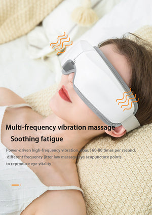 4D Smart Airbag Vibration Eye Massager Eye Care Instrument Hot Compress Bluetooth Eye Fatigue Massage Glasses