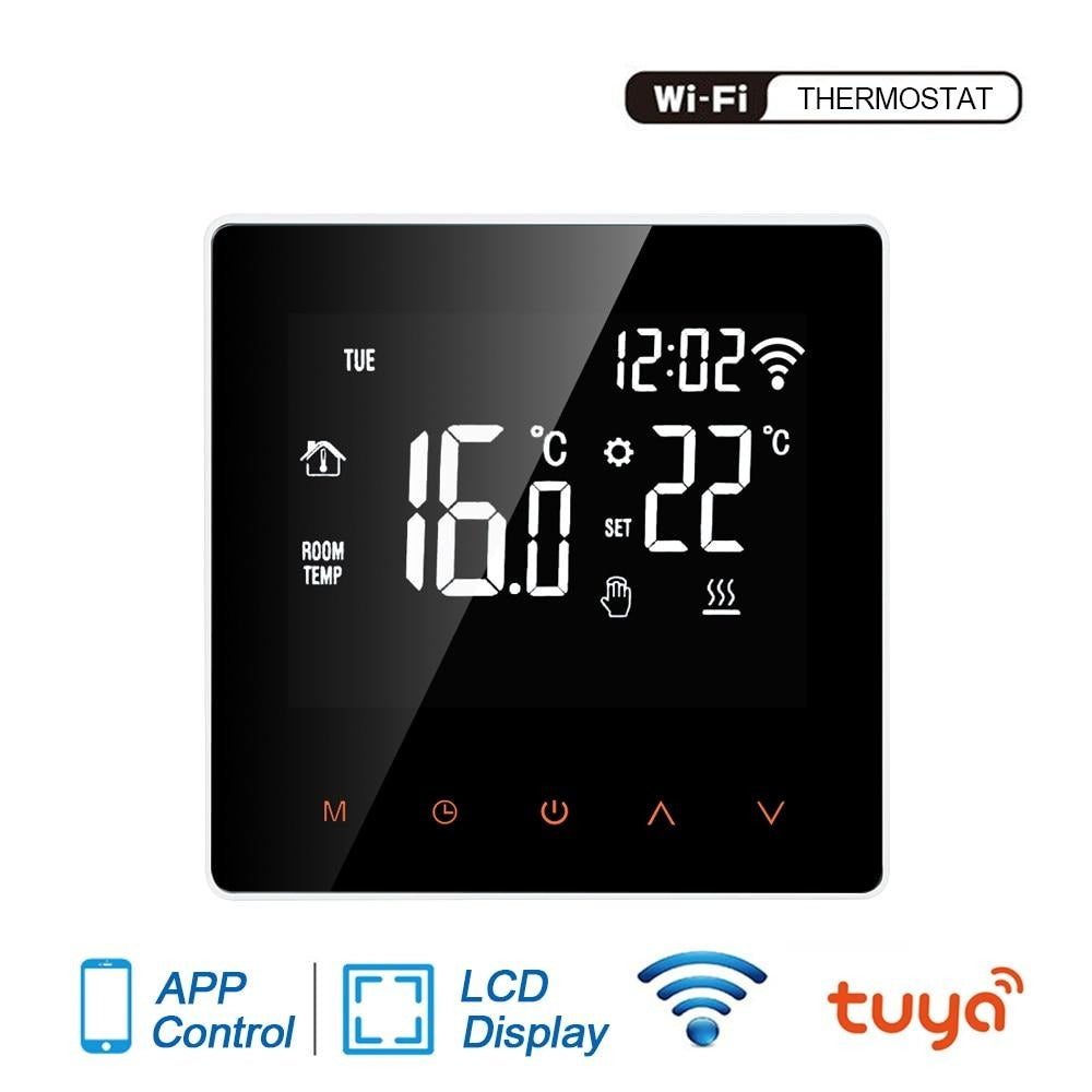 Tuya WiFi Smart Thermostat, Electric floor Heating Water/Gas Boiler Temperature Remote Controller for Google Home, Alexa