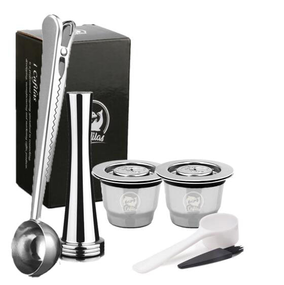 For Nespresso Reutilisable Refillable Capsule Crema Espresso Reusable New Refillable For Nespresso