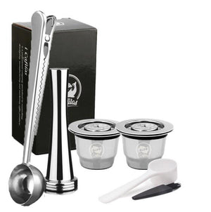 For Nespresso Reutilisable Refillable Capsule Crema Espresso Reusable New Refillable For Nespresso