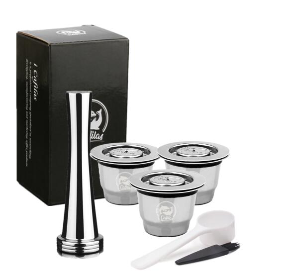 For Nespresso Reutilisable Refillable Capsule Crema Espresso Reusable New Refillable For Nespresso