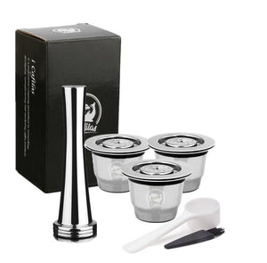 For Nespresso Reutilisable Refillable Capsule Crema Espresso Reusable New Refillable For Nespresso