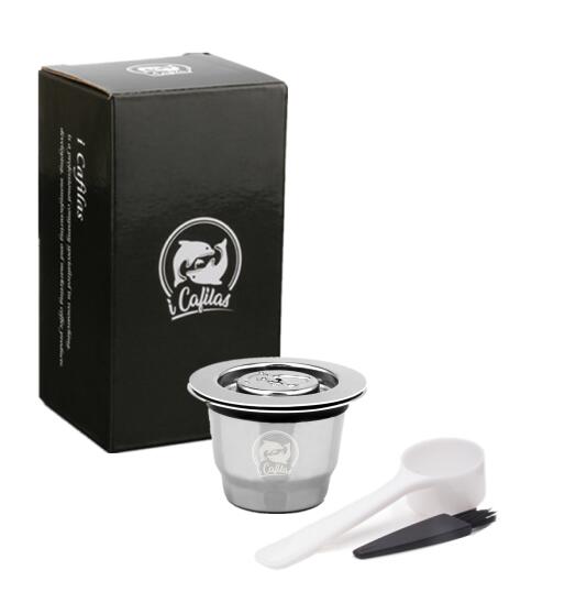 For Nespresso Reutilisable Refillable Capsule Crema Espresso Reusable New Refillable For Nespresso