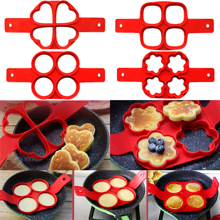 Pancake Maker Egg Ring Maker Nonstick Easy Fantastic Egg Omelette Kitchen Gadgets Cooking Tools Silicone
