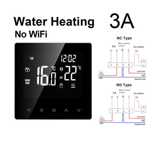 Tuya WiFi Smart Thermostat, Electric floor Heating Water/Gas Boiler Temperature Remote Controller for Google Home, Alexa