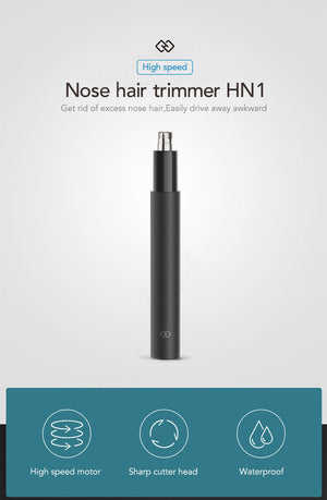 Electric Mini Nose Hair Trimmer HN1 Portable Ear Nose Hair Shaver Clipper Waterproof Safe Cleaner Tool For Men M56