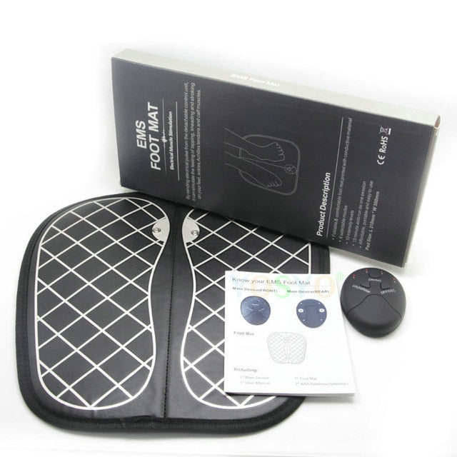 1 pc Electric EMS Foot Massager Pad Remote Controllable & Relaxation Foot  Acupoint Massage Pad Muscle Stimulation Improve Blood Circulation Gifts For  Home Office Holiday