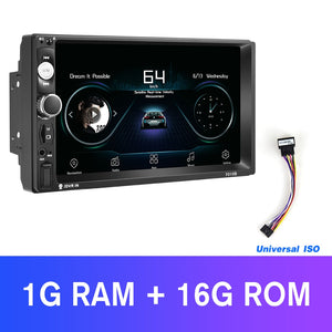 Universal 2 din Car Multimedia Player Autoradio 2din Stereo 7" Touch Screen Video MP5 Player Auto Radio Backup Camera