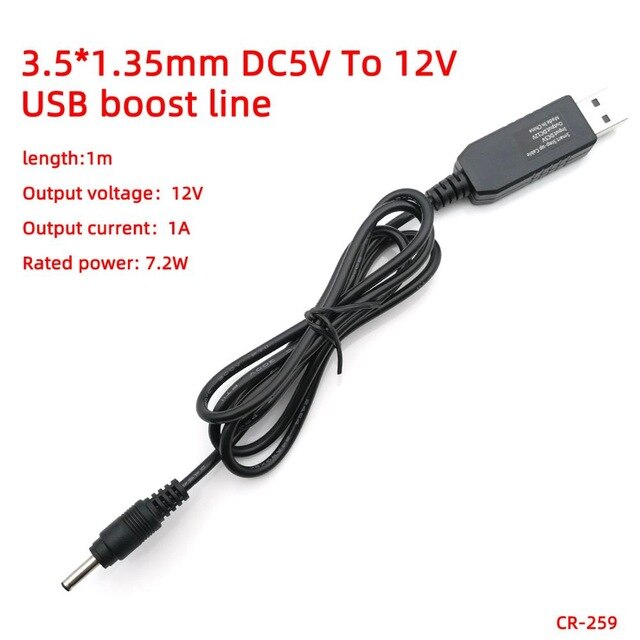 USB power boost line DC 5V to DC 9V / 12V Step UP Module USB Converter Adapter Cable 3.5*1.35mm 4.0*1.7mm 5.5*2.1mm Plug