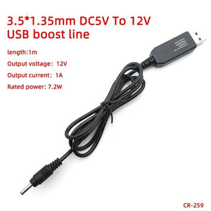 USB power boost line DC 5V to DC 9V / 12V Step UP Module USB Converter Adapter Cable 3.5*1.35mm 4.0*1.7mm 5.5*2.1mm Plug