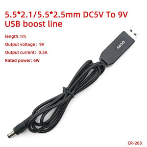 USB power boost line DC 5V to DC 9V / 12V Step UP Module USB Converter Adapter Cable 3.5*1.35mm 4.0*1.7mm 5.5*2.1mm Plug