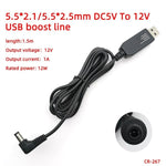 USB power boost line DC 5V to DC 9V / 12V Step UP Module USB Converter Adapter Cable 3.5*1.35mm 4.0*1.7mm 5.5*2.1mm Plug