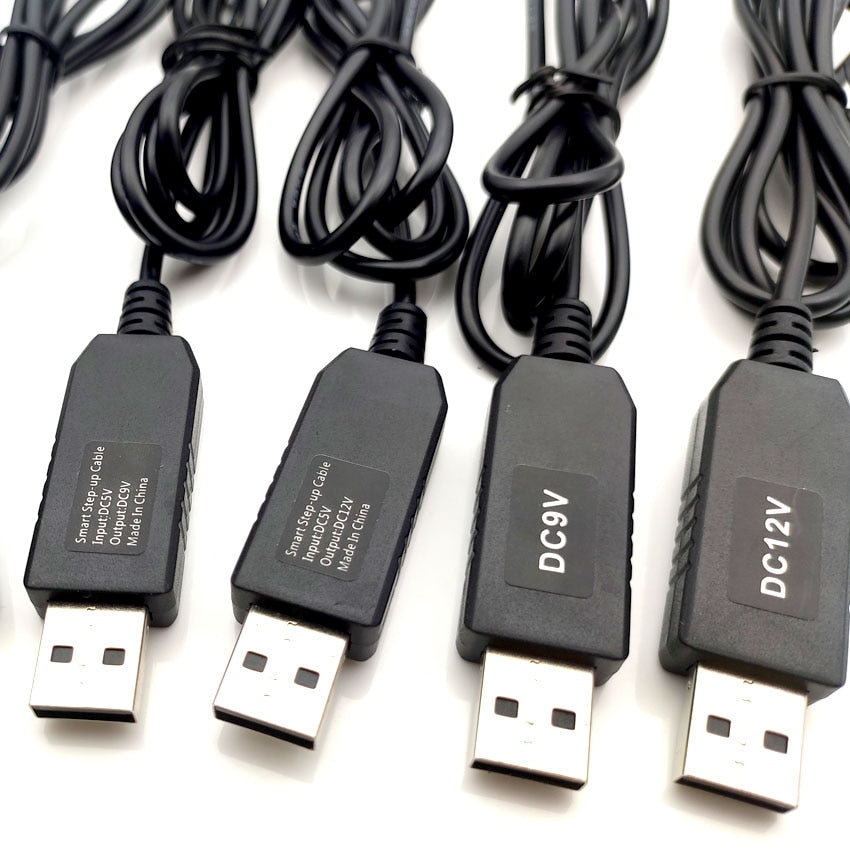 USB power boost line DC 5V to DC 9V / 12V Step UP Module USB Converter Adapter Cable 3.5*1.35mm 4.0*1.7mm 5.5*2.1mm Plug