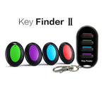 Wireless Key Finder Anti-lost Alarm Keychain LED Flashlight for Key Purse Pet Luggage RF Key Locater Item Tracker DZGOGO