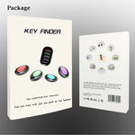 Wireless Key Finder Anti-lost Alarm Keychain LED Flashlight for Key Purse Pet Luggage RF Key Locater Item Tracker DZGOGO