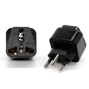 Universal Black Copper 10A 250V EURO UK AU USA EU to Swiss Switzerland Suisse 3 Pin AC Power Plug Converter Travel Adapter