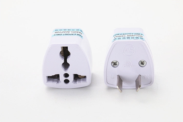 Universal US UK AU To EU Plug USA To Euro Europe Travel Wall AC Power Charger Outlet Adapter Converter 2 Round Pin Socket