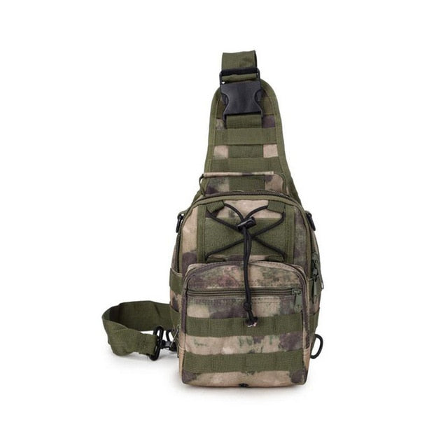 Military Camouflage Tactical One Shoulder Backpack, Camping, Hiking