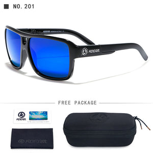 Polaroid Goggles Men Sport eyewear With Hard case Square Sunglasses women Brand Driving Polarized Glasses Outdoor KD520