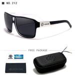 Polaroid Goggles Men Sport eyewear With Hard case Square Sunglasses women Brand Driving Polarized Glasses Outdoor KD520