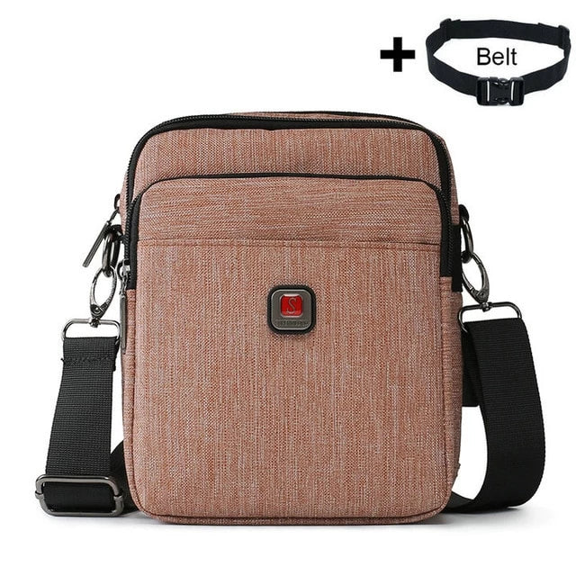 Waterproof Cool Men's Crossbody Bag, Casual / with USB Port