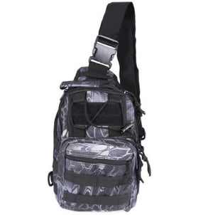 Military Camouflage Tactical One Shoulder Backpack, Camping, Hiking