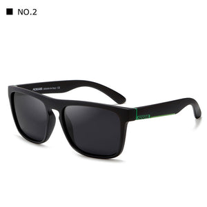 Mirror Polarized Sunglasses Men Square Sport Sun Glasses Women UV gafas de sol With Peanut Case KD156