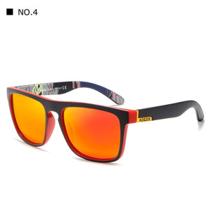 Mirror Polarized Sunglasses Men Square Sport Sun Glasses Women UV gafas de sol With Peanut Case KD156