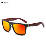 Mirror Polarized Sunglasses Men Square Sport Sun Glasses Women UV gafas de sol With Peanut Case KD156