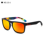 Mirror Polarized Sunglasses Men Square Sport Sun Glasses Women UV gafas de sol With Peanut Case KD156