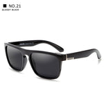 Mirror Polarized Sunglasses Men Square Sport Sun Glasses Women UV gafas de sol With Peanut Case KD156