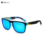 Mirror Polarized Sunglasses Men Square Sport Sun Glasses Women UV gafas de sol With Peanut Case KD156