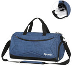 Universal sports bag, travel, with departments for dry and wet things