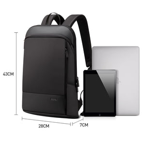 Business-style ultra-thin and lightweight waterproof waterproof backpack with 15.6-inch laptop compartment