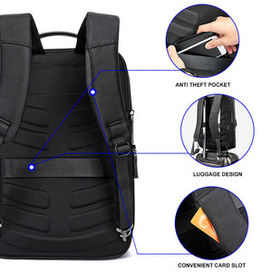 Men's Waterproof Thin Backpack For Business and Travel