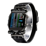 Men's Watches Fashionable with Rubber Strap LED Digital Watch Men's Waterproof Sports Military Watch